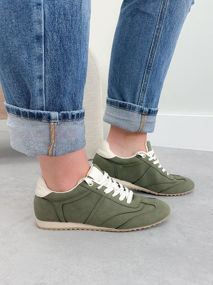 Yadira Sneaker in Khaki Green