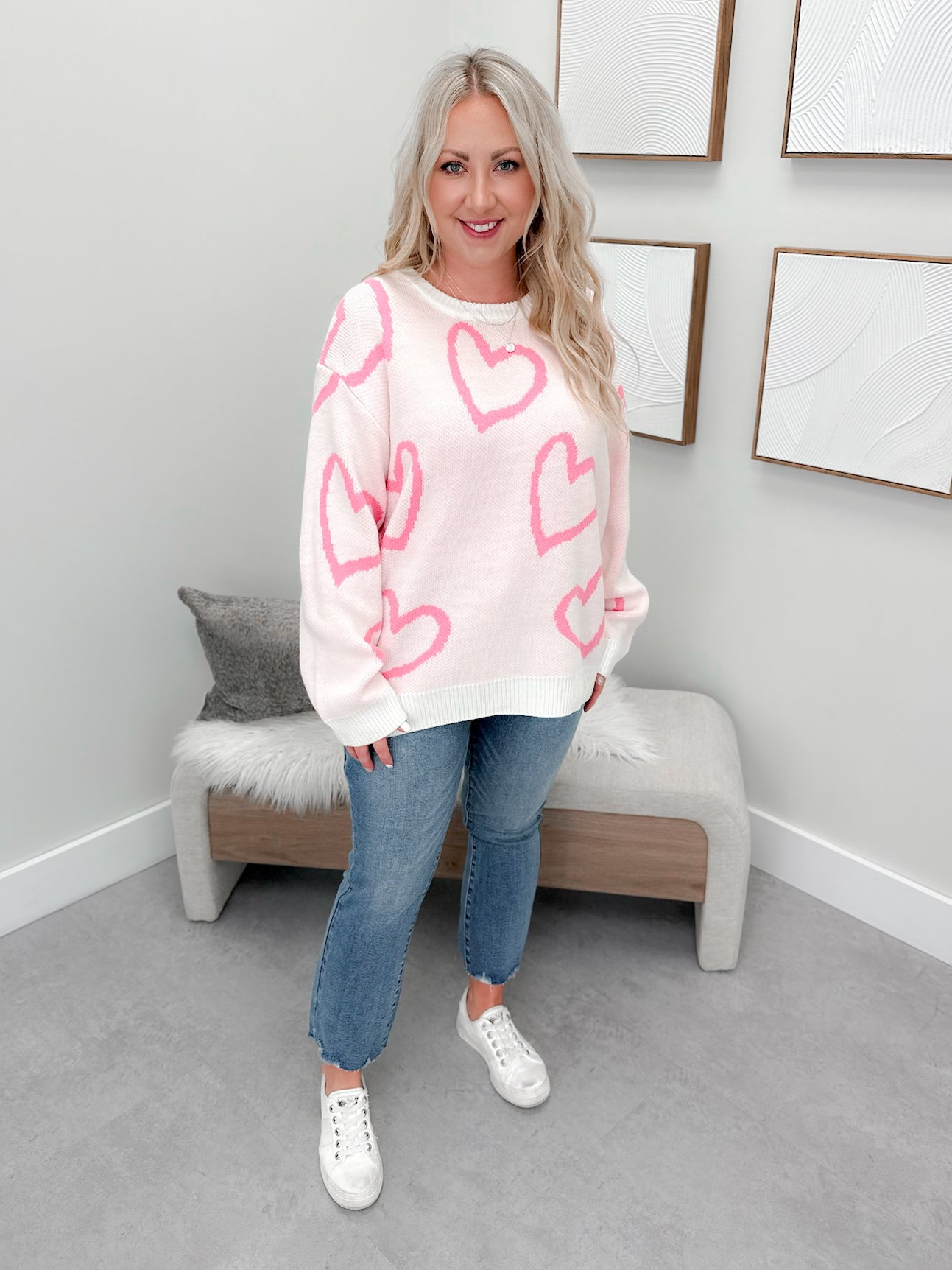 Stella Heart Sweater