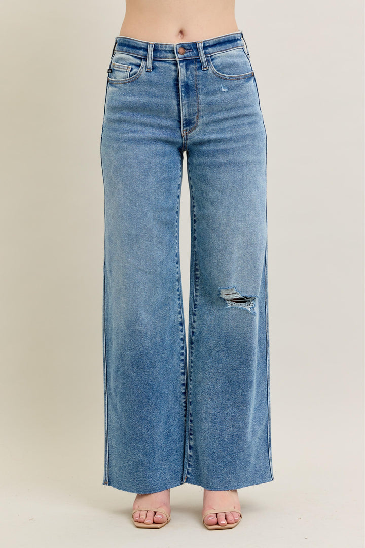 Retro Wide Leg Jeans by Judy Blue