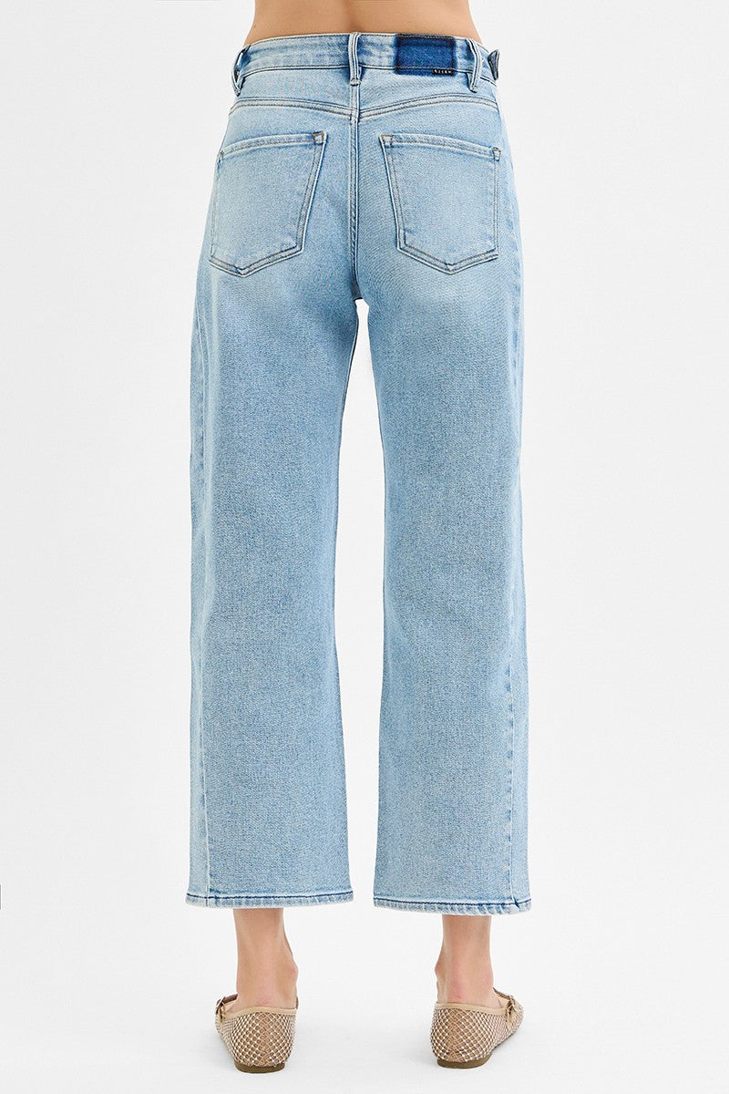 Berlin Cropped Barrel Jeans by Risen
