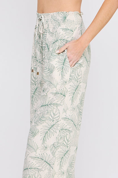 Harmonia Pants in Green Leaf