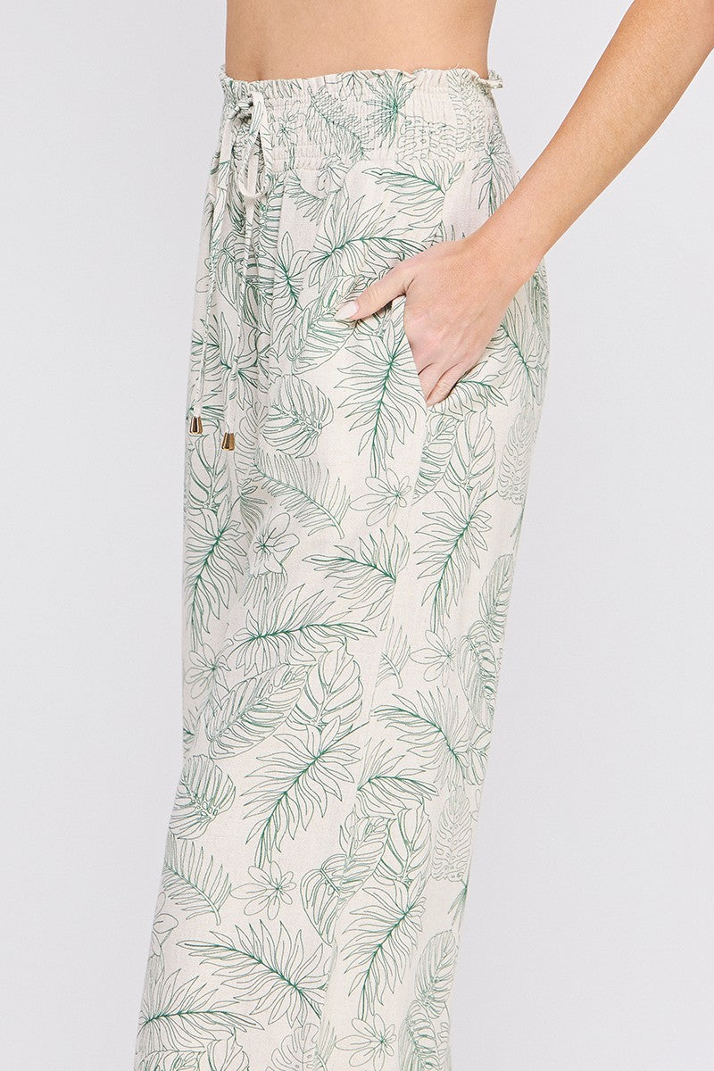 Harmonia Pants in Green Leaf