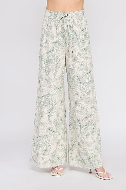 Harmonia Pants in Green Leaf