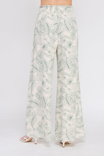 Harmonia Pants in Green Leaf