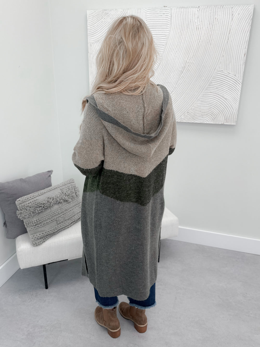 Forrester Cardi in Gray