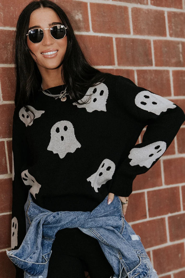 Boo-tiful Babe Sweater by Ampersand Ave