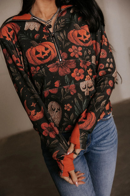 Haunted Harvest Halfzip by Ampersand Ave