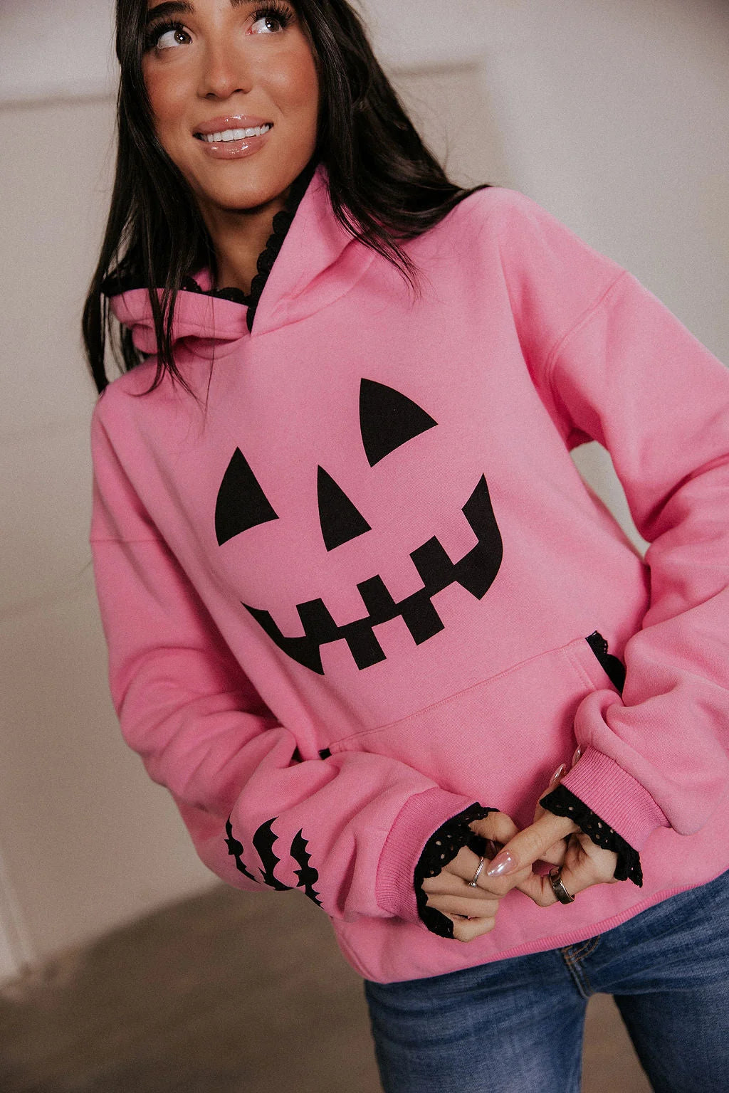 Lil' Miss Pumpkin Comfort Zone Hoodie by Ampersand Ave