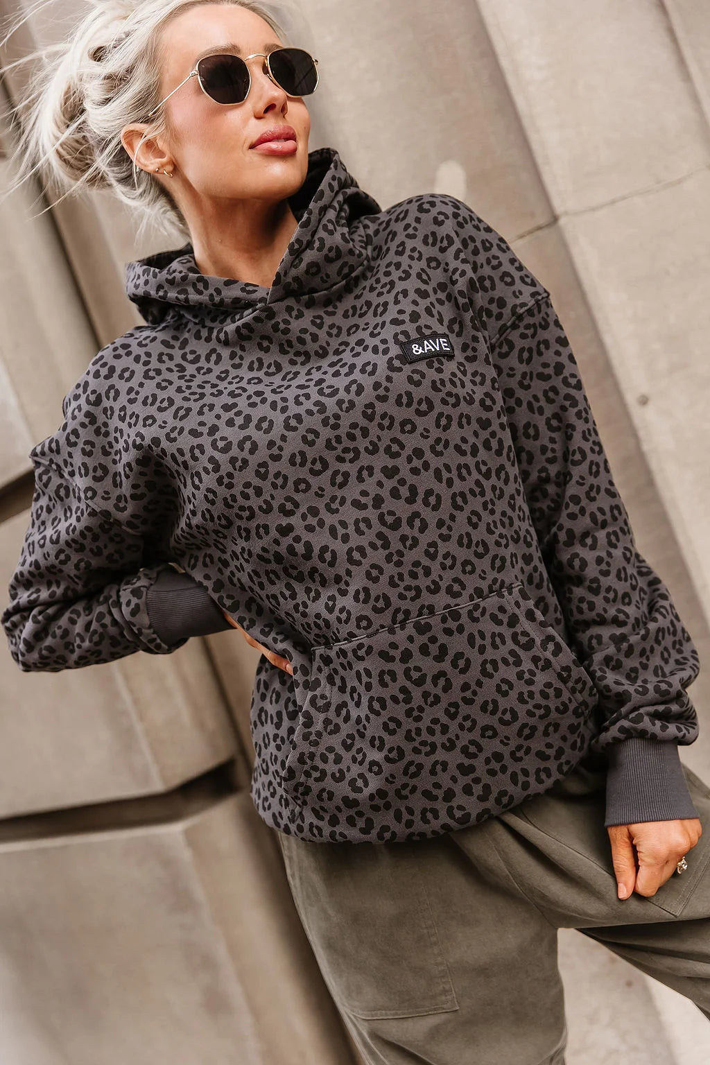 Everywhere Hoodie in Untamed by Ampersand Avenue