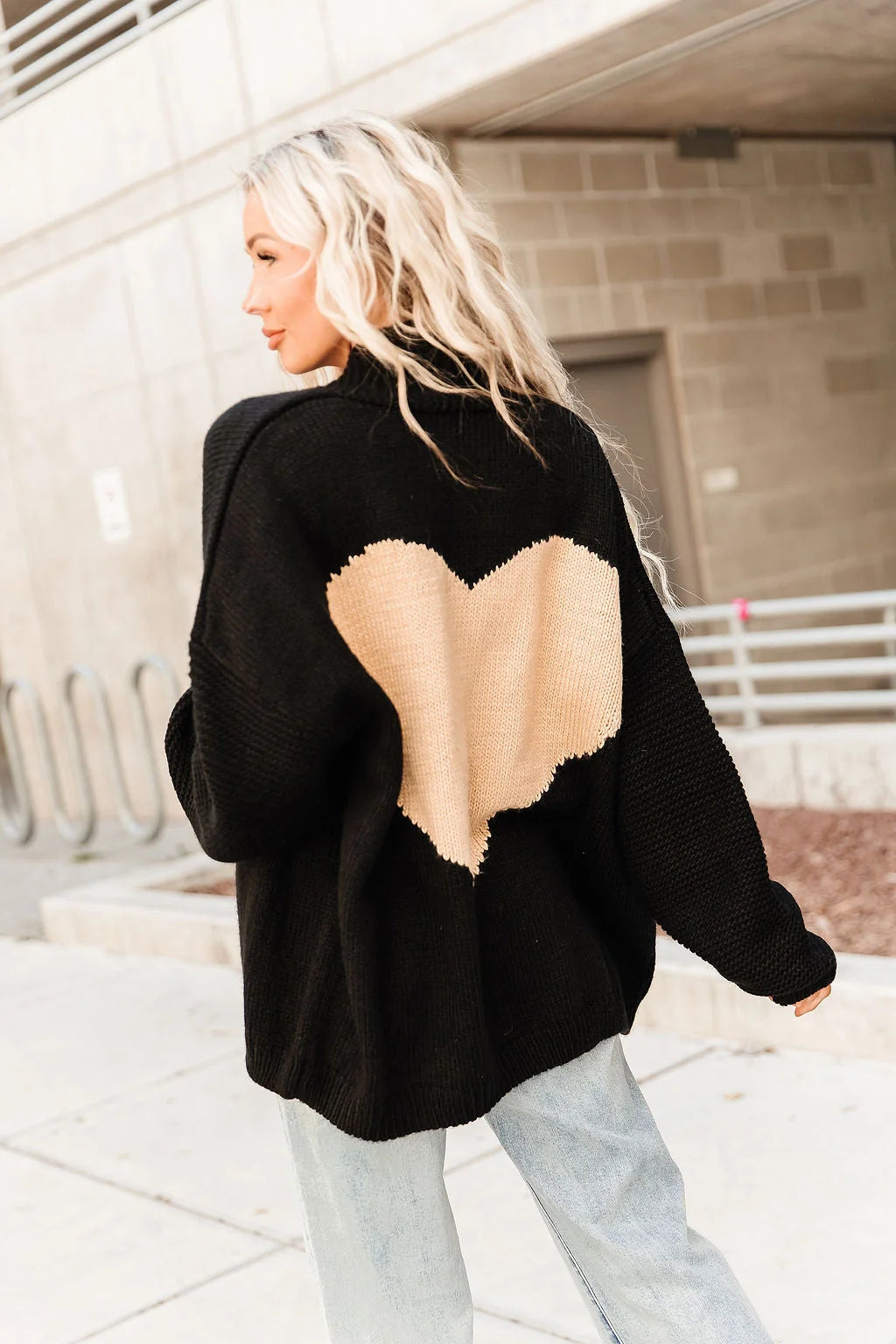 Oversized Cardigan in Forever Yours by Ampersand Ave