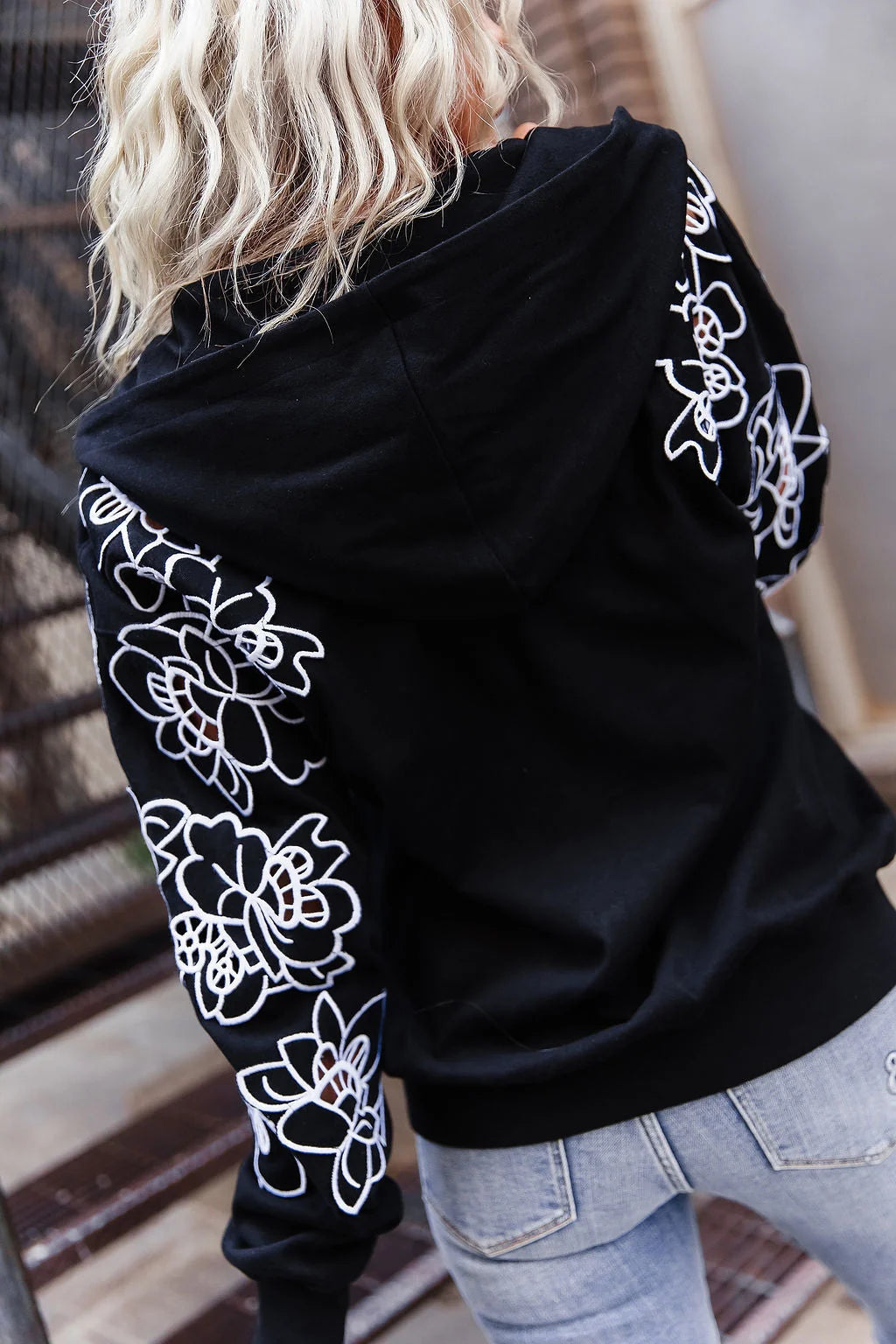 University Full Zip in Love Story Midnight by Ampersand Ave