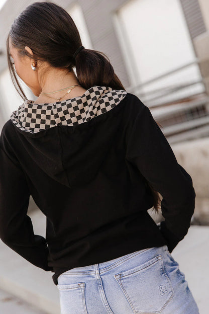 Half Zip Sweatshirt in New Horizons by Ampersand Avenue - L/O