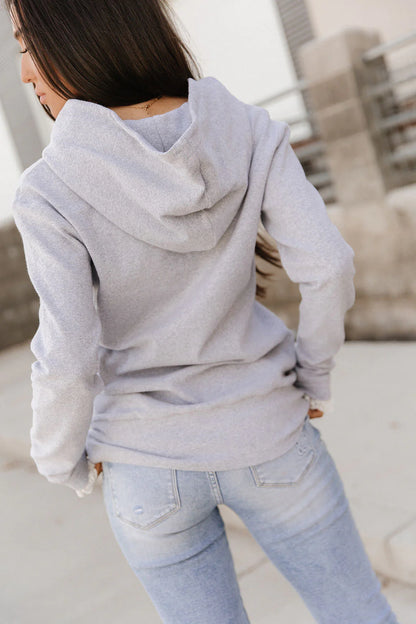 Henley Hoodie in Skyline Lace by Ampersand Ave