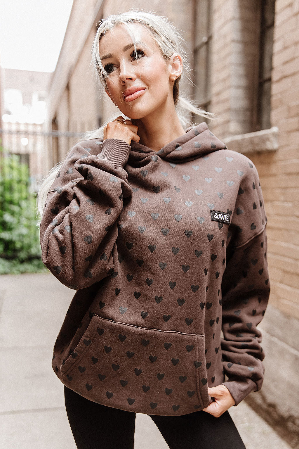 Comfort Zone Hoodie in Heart & Soul by Ampersand Ave