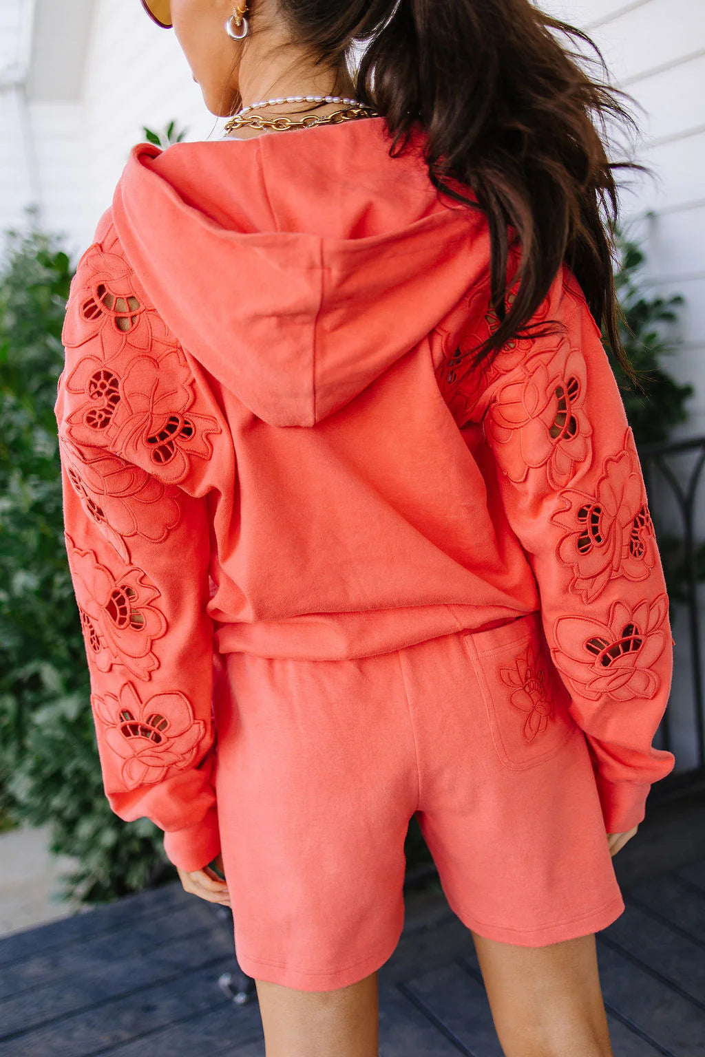 University Fullzip in Love Story Grapefruit by Ampersand Ave