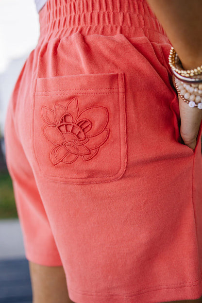 Love Story Shorts in Grapefruit by Ampersand Avenue