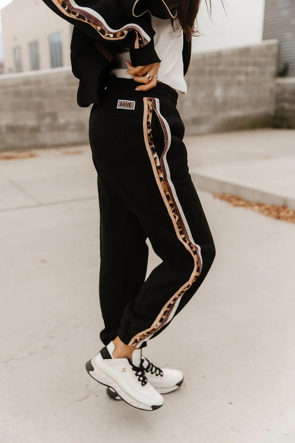 Comfort Zone Joggers in Fearless & Free by Ampersand Ave