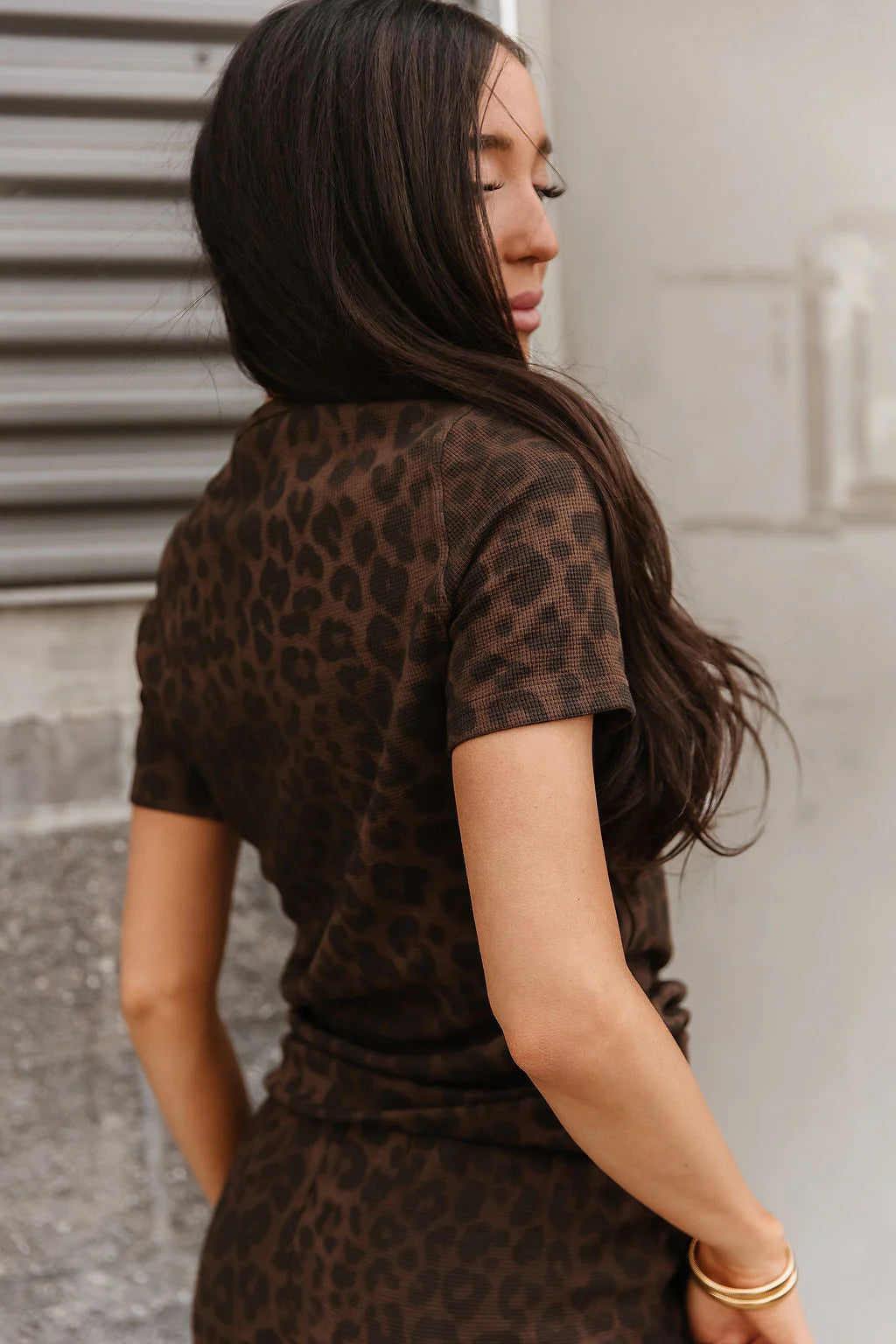 Waffle Lulu Tee in Roam Wild by Ampersand Ave
