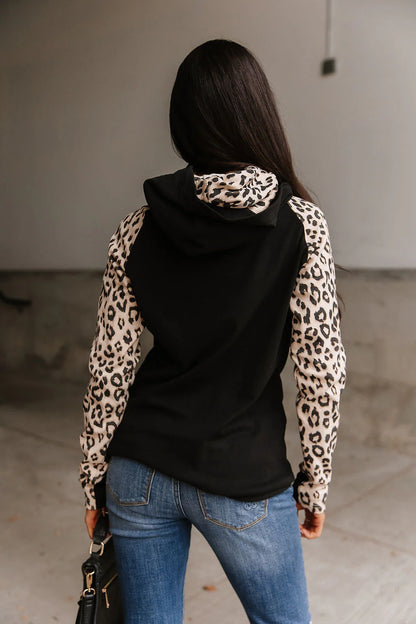 Doublehood Sweatshirt in Spotted Abroad by Ampersand Avenue