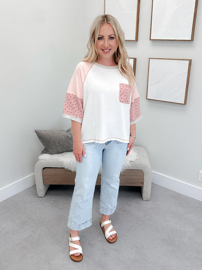 Jem Tee in Rosey Pink