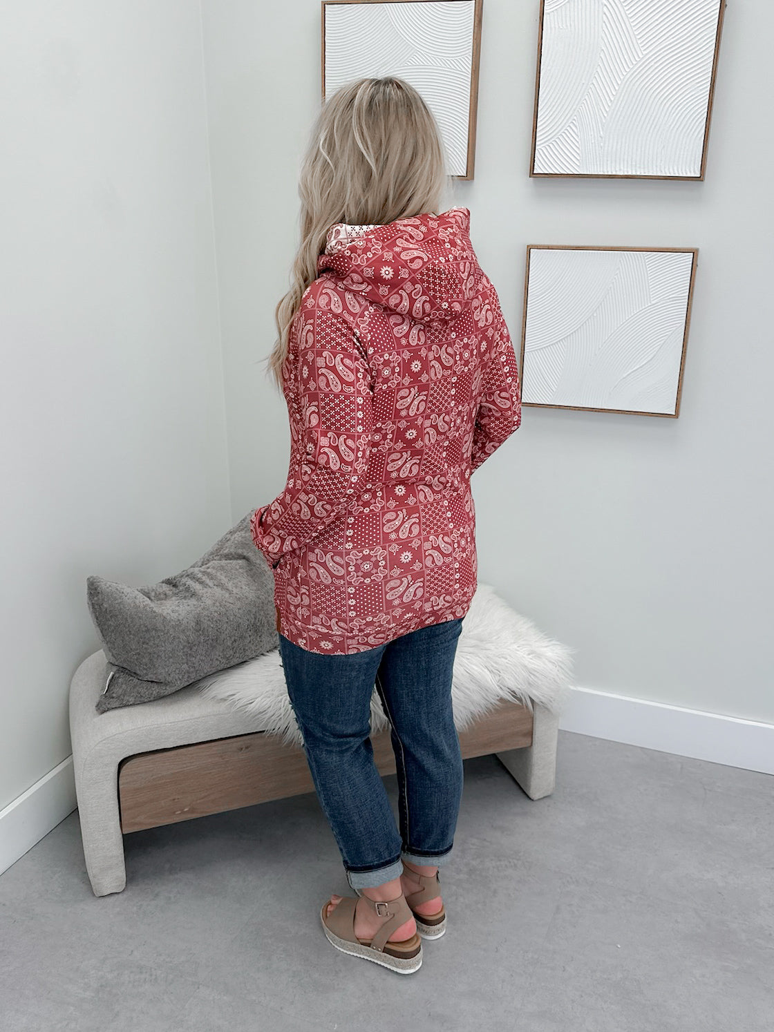 DoubleHood Sweatshirts in Cowboy Kisses by Ampersand Avenue