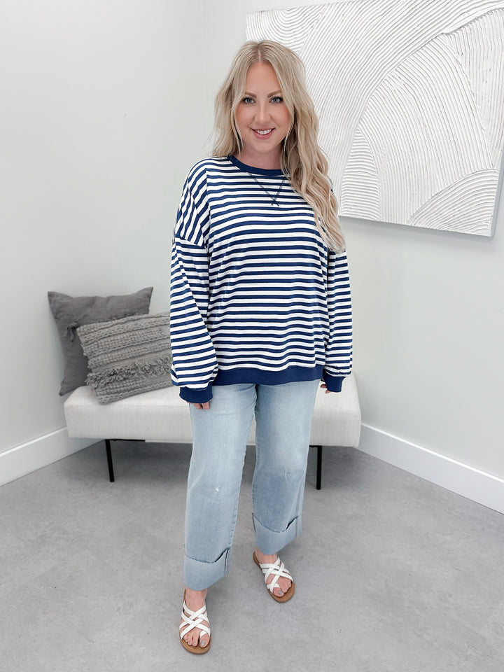 Penny Pullover in Navy
