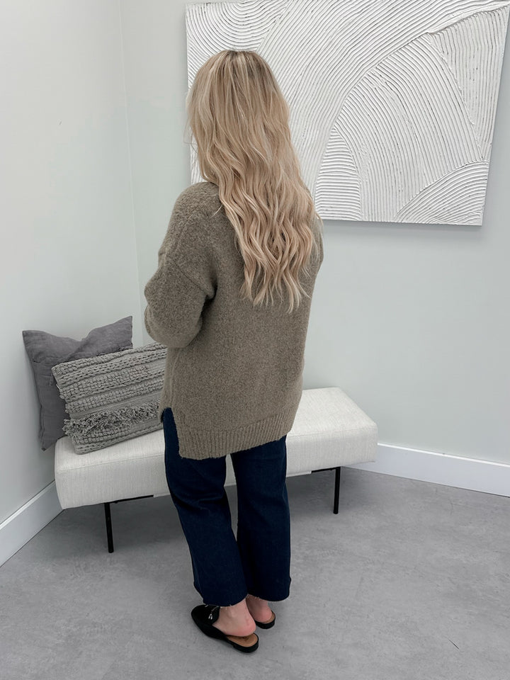 Estelle Sweater in Taupe