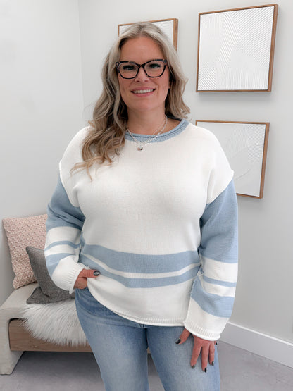 Valley Sweater in Blue