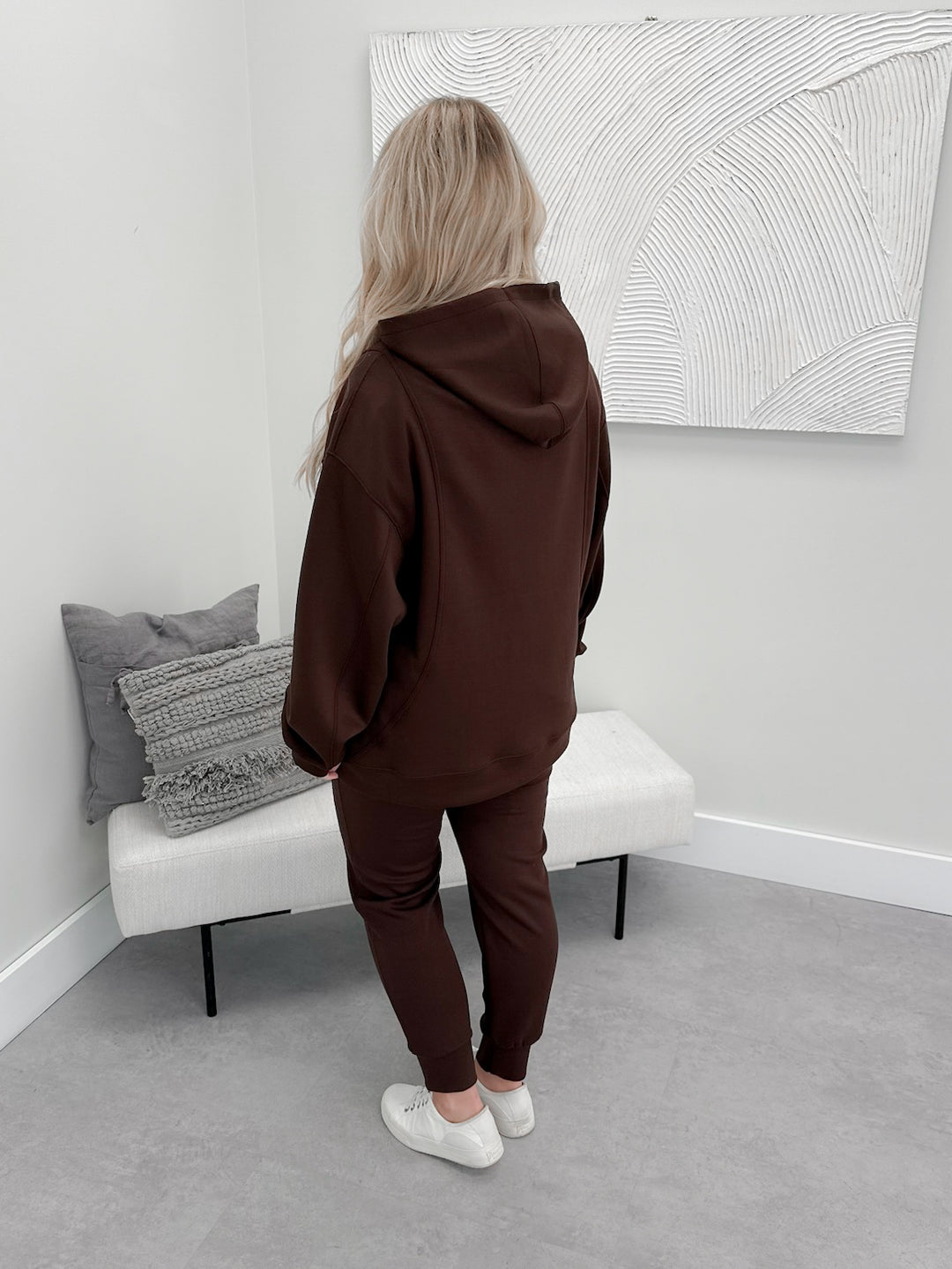 Day Dreamer Jogger Set in Coffee