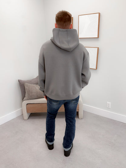 Mens Dunn Hoodie in Grey