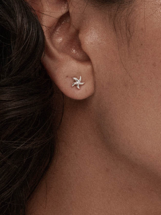 Oakley Starfish Earrings by Pilgrim