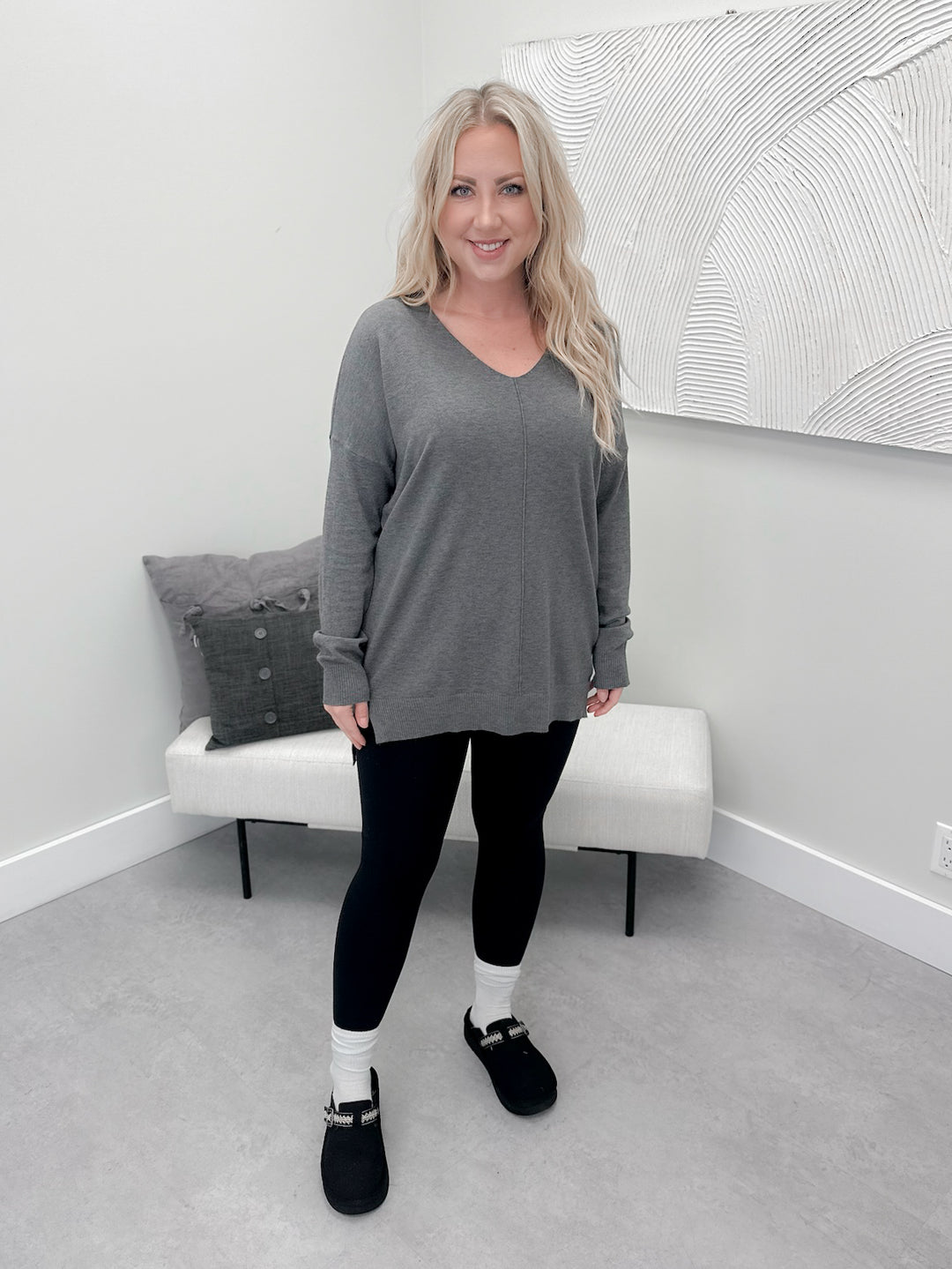 Dreamers Sweater in Charcoal