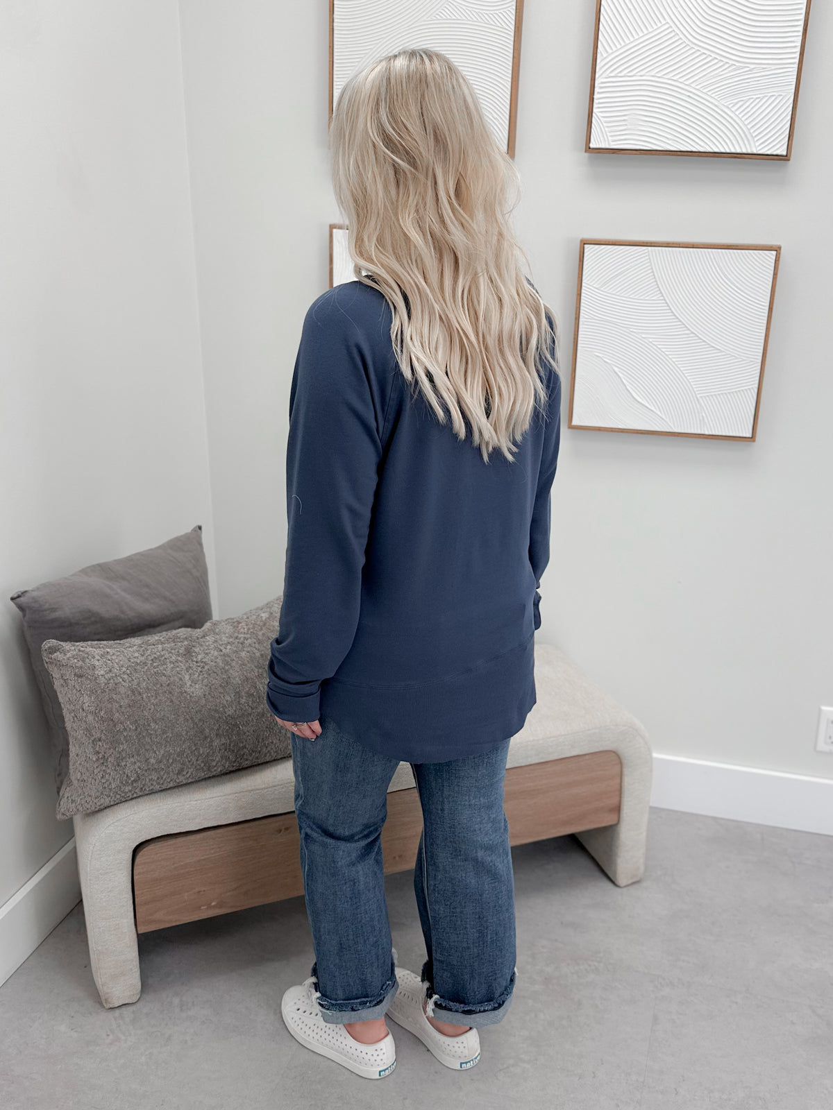 707 Long Sleeve in Dark Waters by Twenty Nine The Label