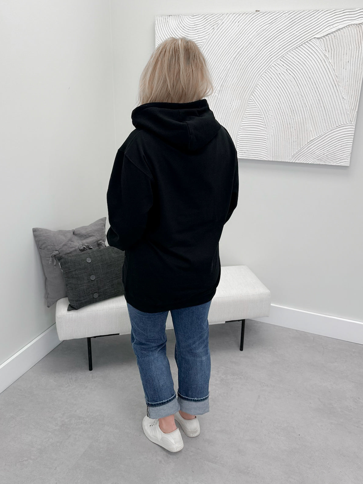 126 Hoodie in Black by Twenty Nine The Label