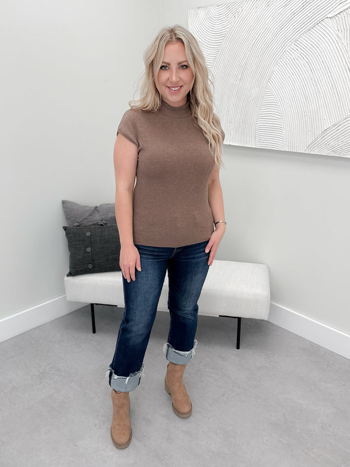Liora Top in Cafe Au Lait