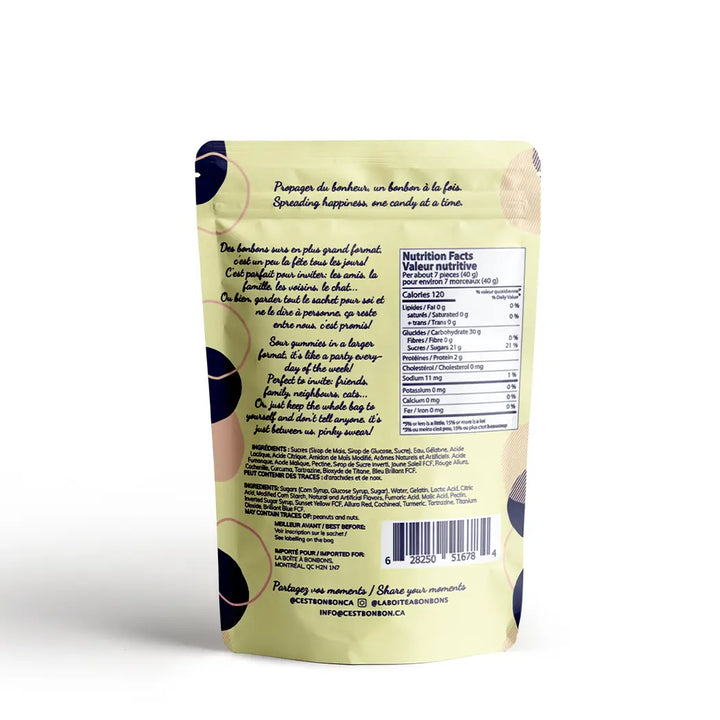 Sour Mix Gummy Candies- Large Bag by Bon Bon