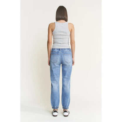 Idol Jogger Jeans in Light Wash