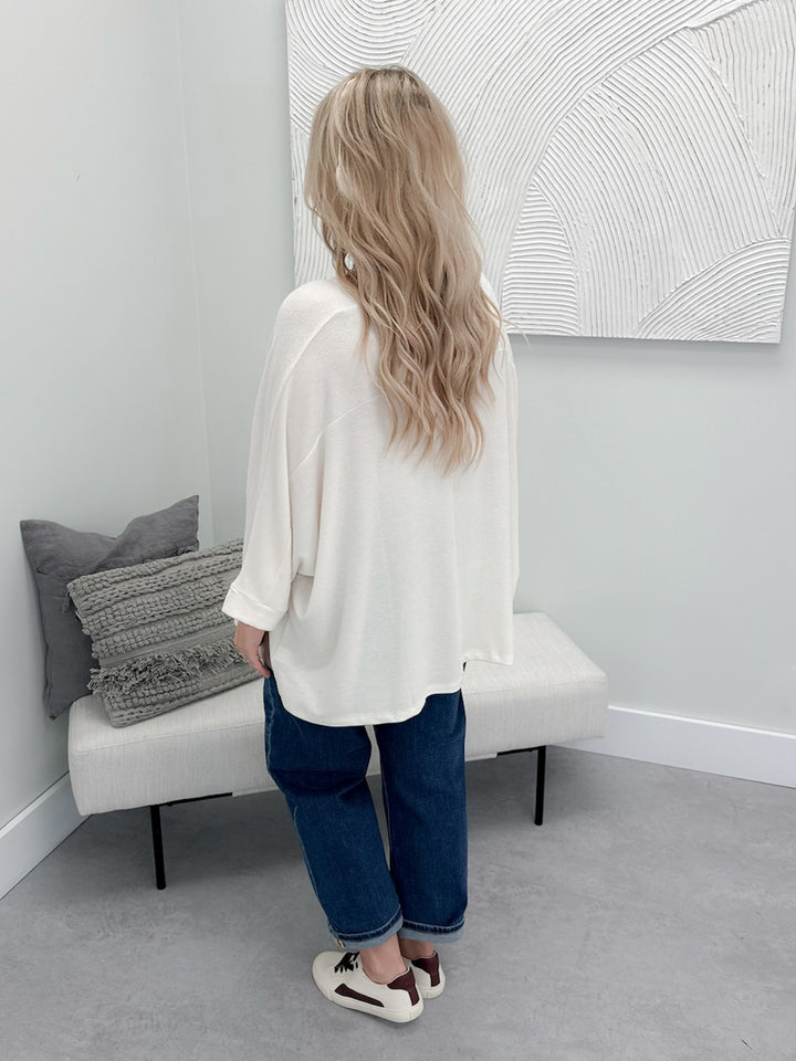 Finley Top in Cream