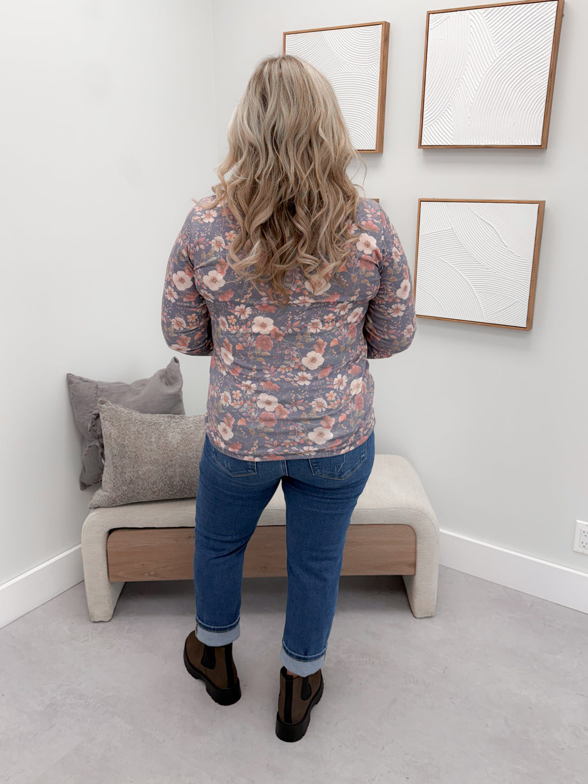 Alyssa Long Sleeve in Blushwood