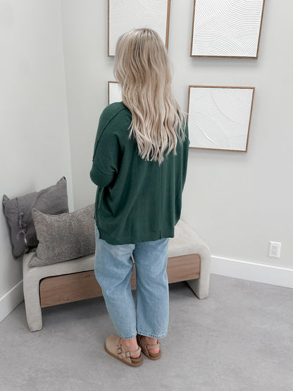 Victoria Sweater in Juniper