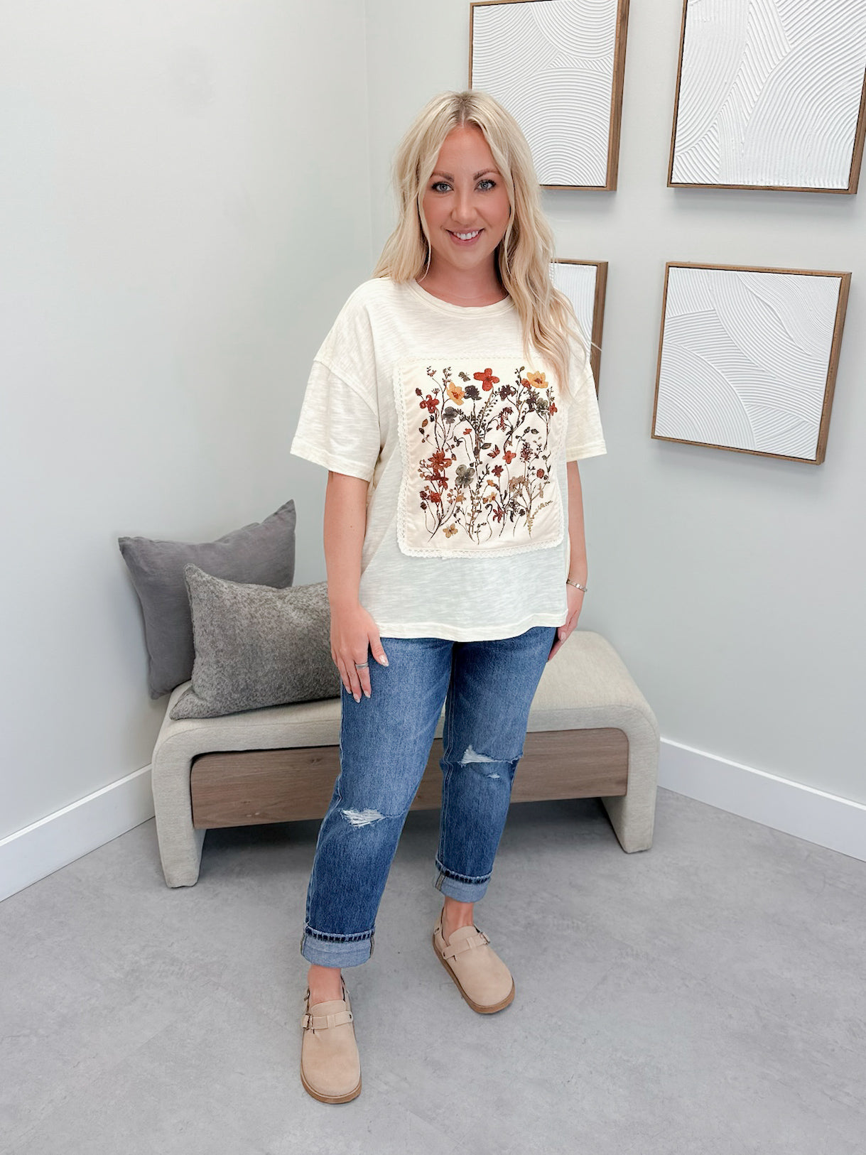 Avril Tee in Oatmeal