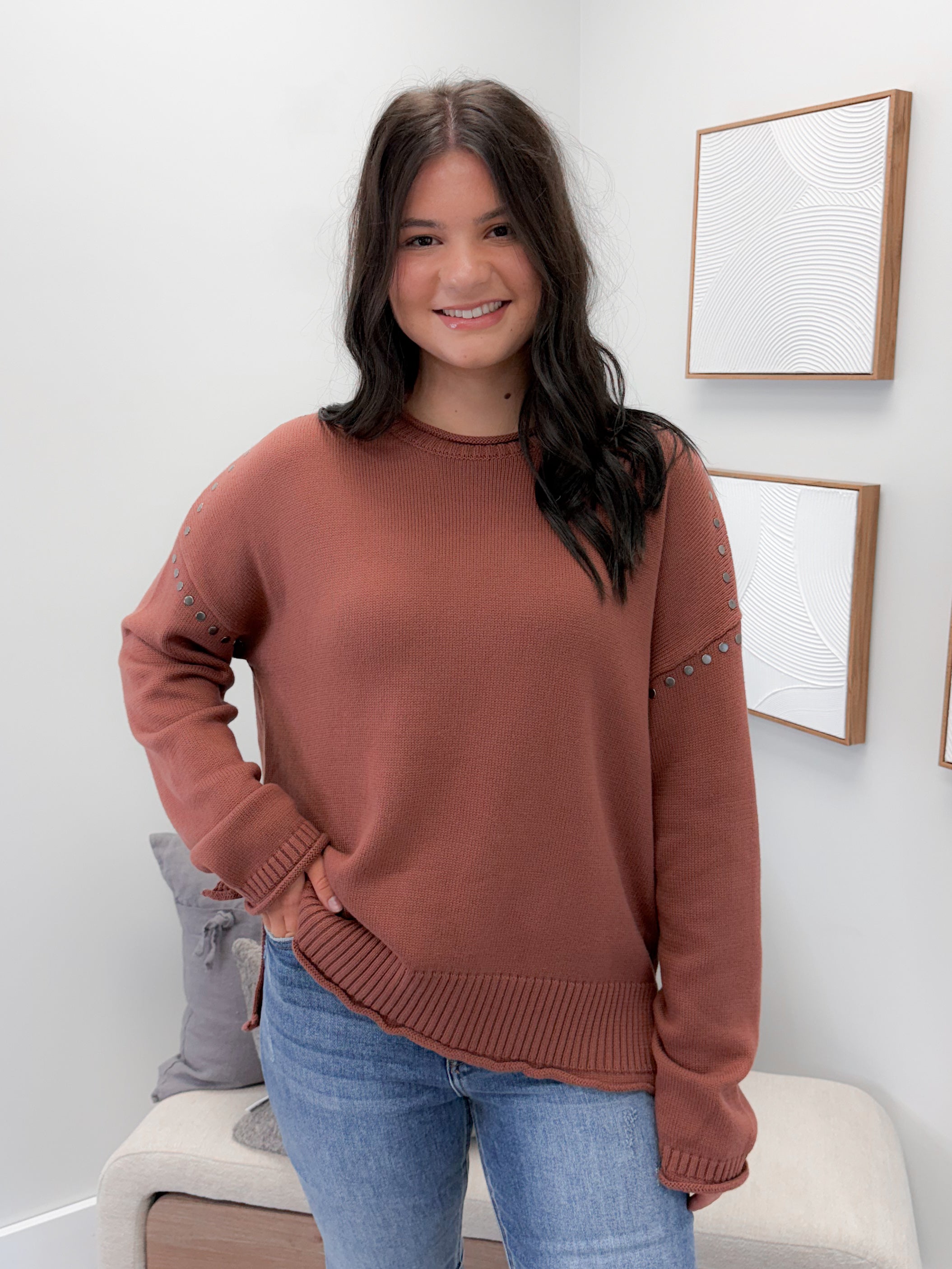 Trinity Sweater in Burlwood