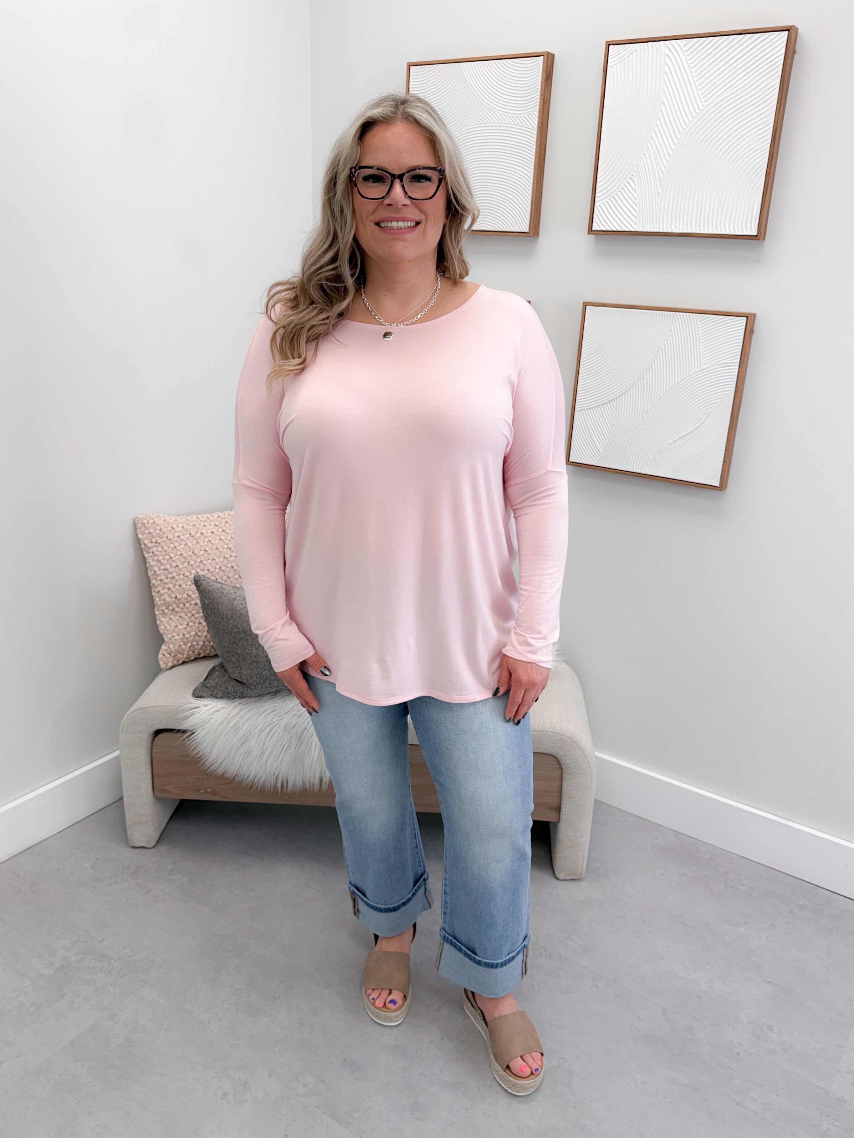 906 Long Sleeve by Twenty Nine The Label in Pink