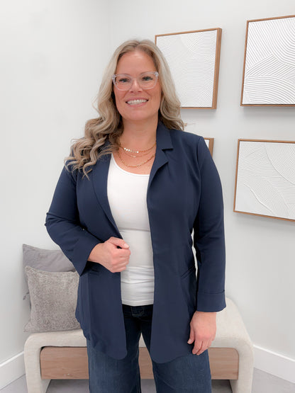 Leigh Blazer in Navy