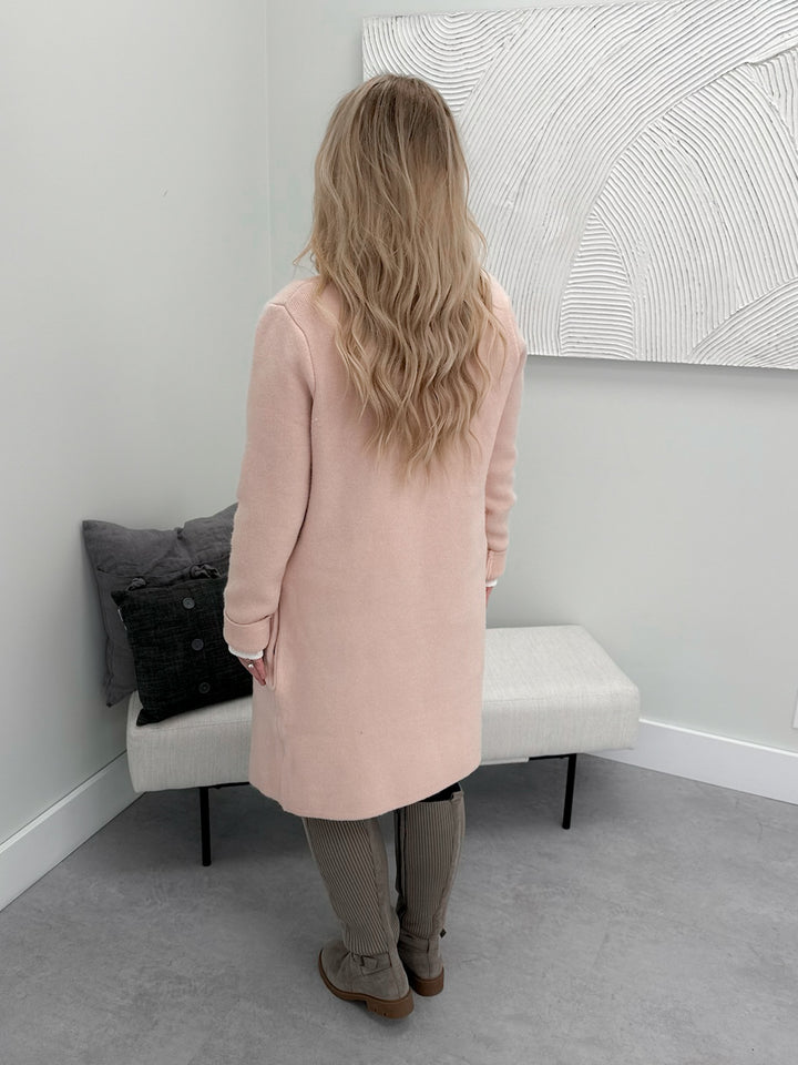Reggie Coatigan in Dusty Rose