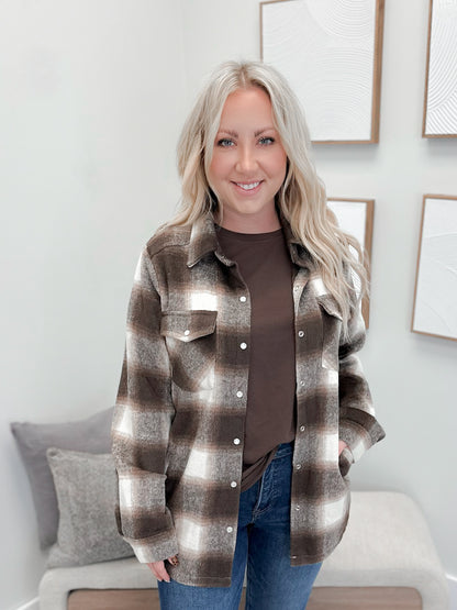 Laith Shacket in Brown