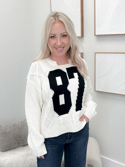 Eighty Seven Sweater in Cream