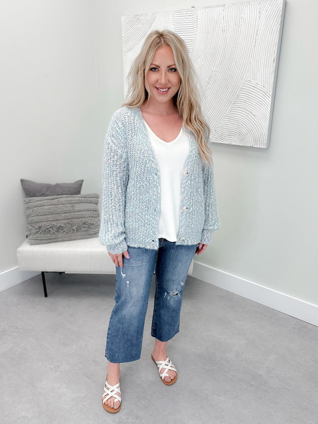 Chloe Cardi in Seafoam Mix