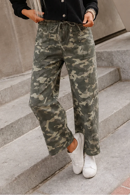 Bowie Pants in Camo by Ampersand Ave