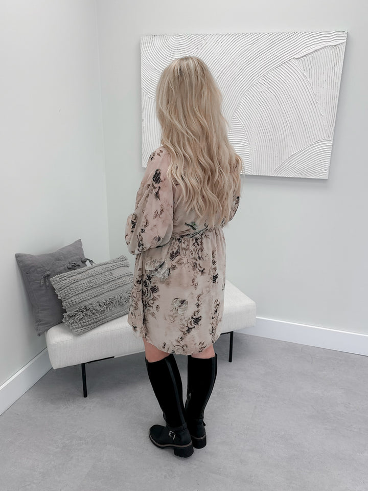 Mollie Dress in Stone